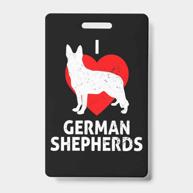 German Shepherd Wolf Dog Ausweis (Vorderseite)