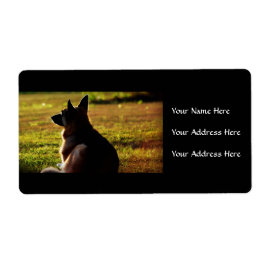 German Shepherds Address Labels
