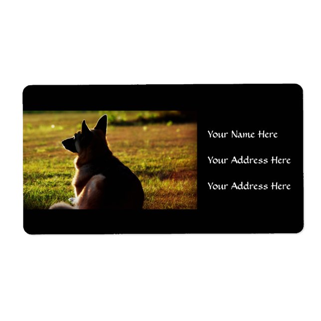 German Shepherds Address Labels (Vorne)