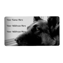German Shepherds Address Labels