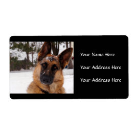 German Shepherds Address Labels