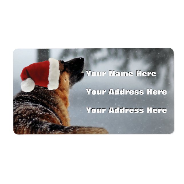 German Shepherds Address Labels (Vorne)