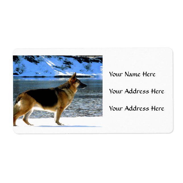 German Shepherds Address Labels (Vorne)