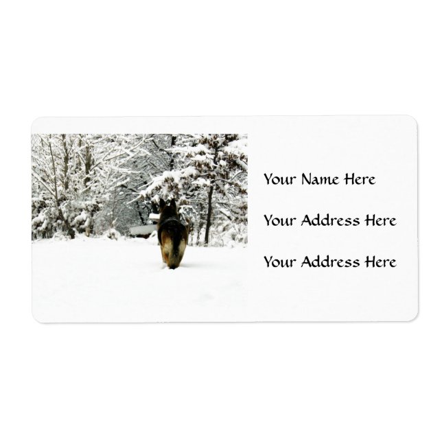 German Shepherds Address Labels (Vorne)