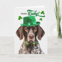 German Shorthair Pointer Lucky St Patrick's Day