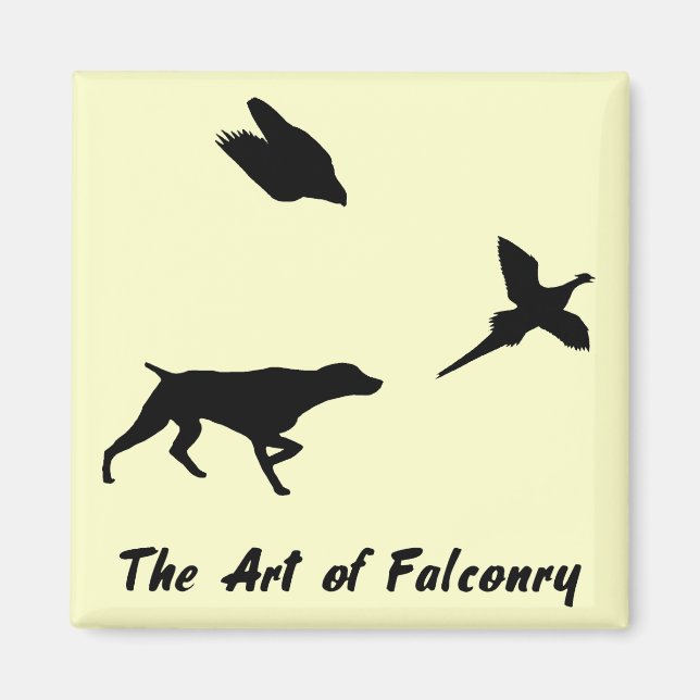 German Shorthair Pointer und Falconry Magnet (Vorne)