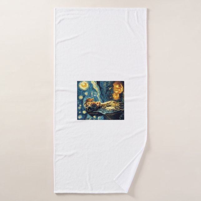 German Shorthaired Pointer 2 Cute Dog Halloween Ja Badehandtuch (Badehandtuch)