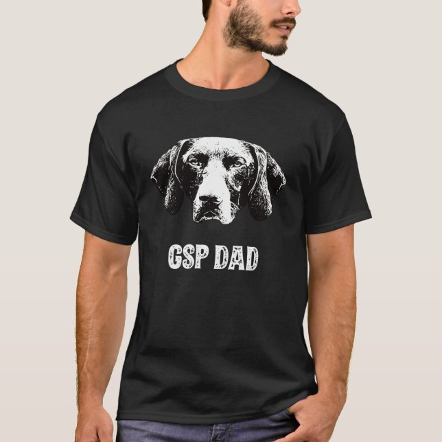 German Shorthaired Pointer Dad T-Shirt (Vorderseite)
