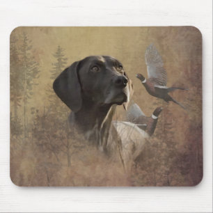German Shorthaired Pointer , Deutsch Kurzhaar Tape Mousepad