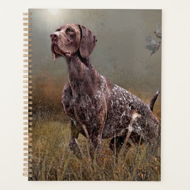 German Shorthaired Pointer , Deutsch Kurzhaar Tape Planer (Vorderseite)