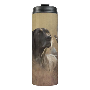 German Shorthaired Pointer , Deutsch Kurzhaar Tape Thermosbecher