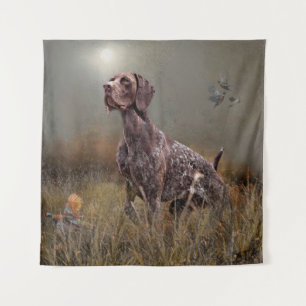 German Shorthaired Pointer , Deutsch Kurzhaar Wandteppich