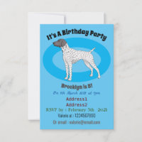 German Shorthaired Pointer dog cartoon