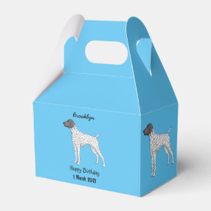 German Shorthaired Pointer dog cartoon Geschenkschachtel