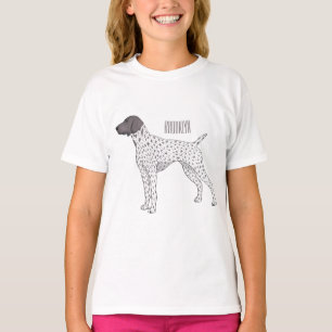 German Shorthaired Pointer dog cartoon T-Shirt