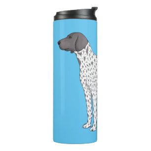 German Shorthaired Pointer dog cartoon Thermosbecher