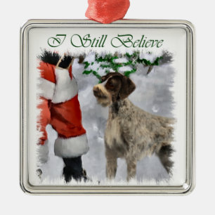 German Wirehaired Pointer Christmas Ornament