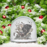 German Wirehaired  Pointer , Hunting Schneekugeln<br><div class="desc">German Wirehaired  Pointer ,  Hunting  logo</div>