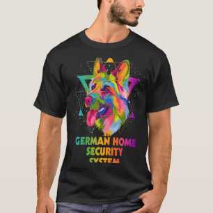 German Zuhause Security System German Shepherd She T-Shirt