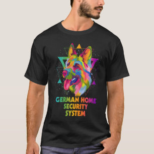 German Zuhause Security System German Shepherd She T-Shirt