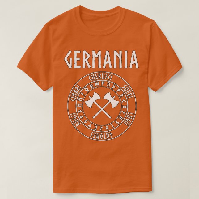 Germania-Stämme des antiken Deutschlands T-Shirt (Design vorne)