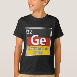Germanium - Deutschland Flaggendeutscher Wissensch T-Shirt