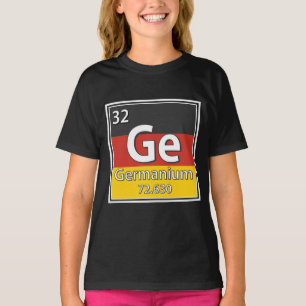 Germanium - Deutschland Flaggendeutscher Wissensch T-Shirt