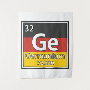 Germanium - Deutschland Flaggendeutscher Wissensch Wandteppich
