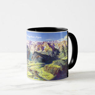 " Germany: 2021 - Alps Berchtesgaden Panorama Mug Tasse