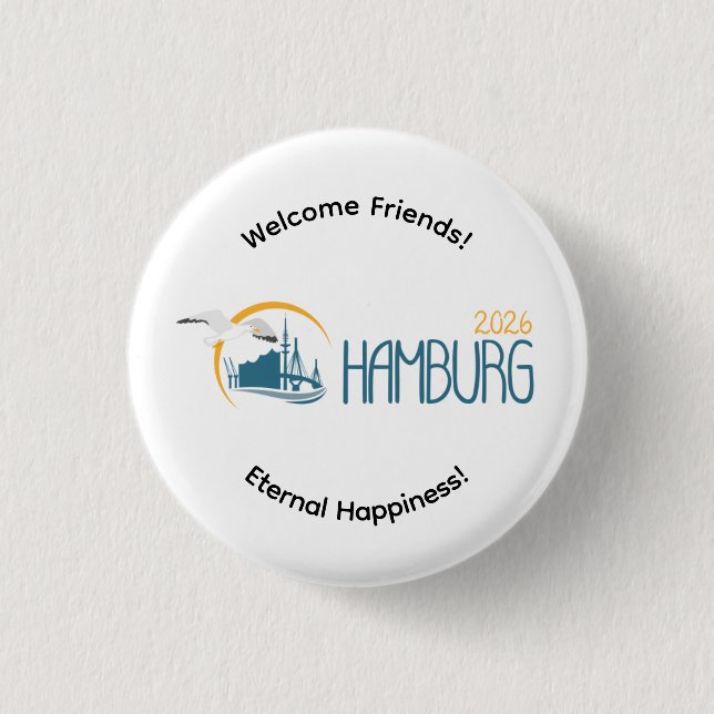 Germany 2026 International Convention Pin Button (Vorderseite)