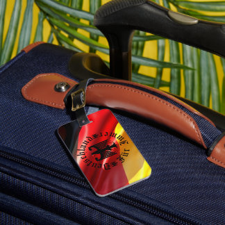 Germany/Deutschland Forever/black eagle/flag Gepäckanhänger