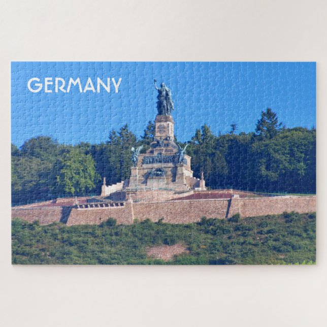 Germany: Germania statue, Rudesheim Puzzle (Horizontal)