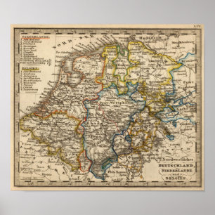 Germany, Netherlands, and Belgium Poster