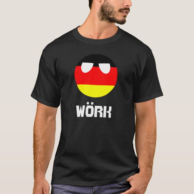 Germanyball Arbeits-Shirt T-Shirt (Vorderseite)