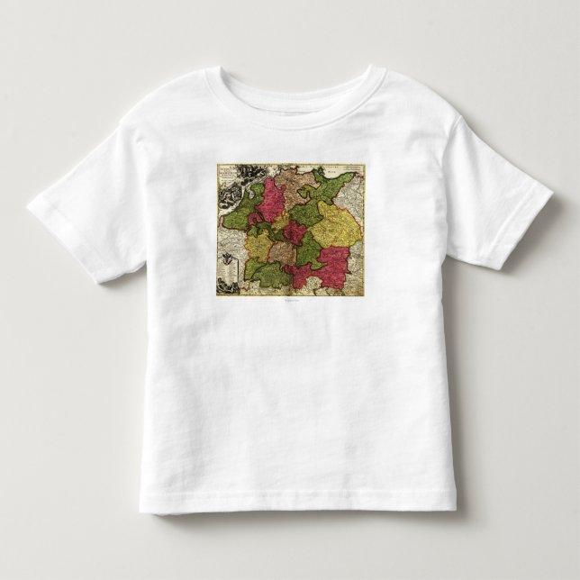 GermanyPanoramic MapGermany Kleinkind T-shirt (Vorderseite)