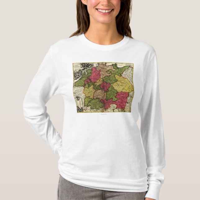 GermanyPanoramic MapGermany T-Shirt (Vorderseite)