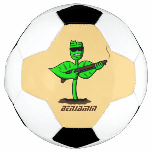 Germinator Cyborg Pflanze lustiger Cartoon Fußball