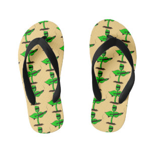 Germinator Cyborg Pflanze lustiger Cartoon Kinderbadesandalen