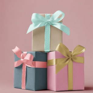 Geröllte Eleganz - Festes Set 1 Geschenkpapier Set