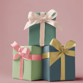 Geröllte Eleganz - Festes Set 2 Geschenkpapier Set