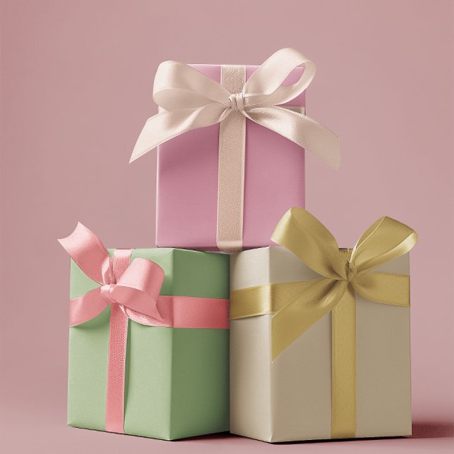 Geröllte Eleganz - Festes Set 3 Geschenkpapier Set (Von Creator hochgeladen)