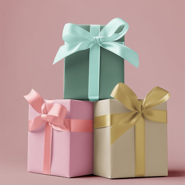 Geröllte Eleganz - Festes Set 4 Geschenkpapier Set (Von Creator hochgeladen)