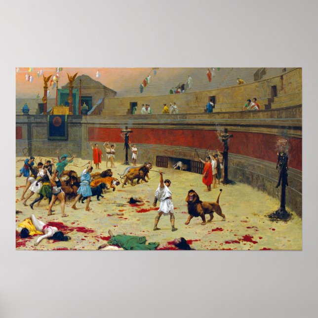 Gérôme - Der Eingang 1902 Poster (Vorne)