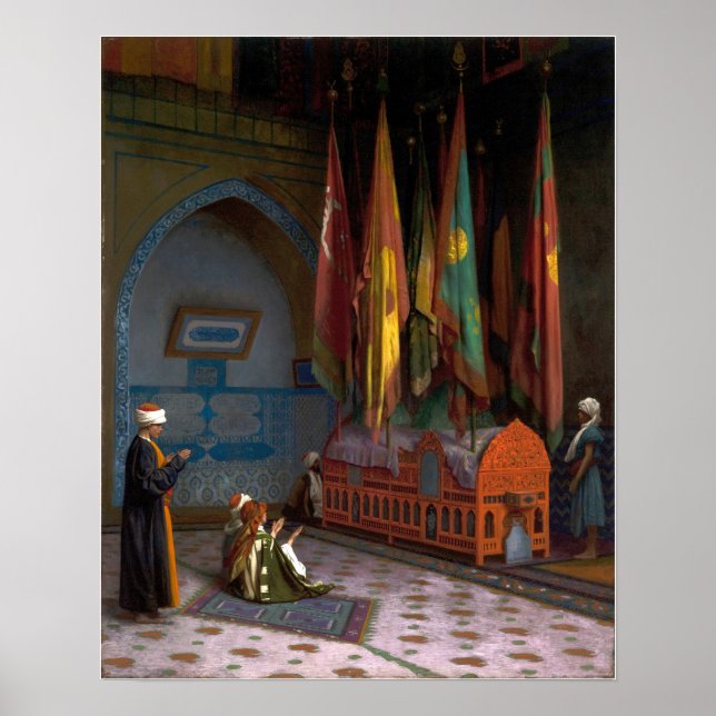 Gérôme - Der Sentinel am Grab des Sultans Poster (Vorne)