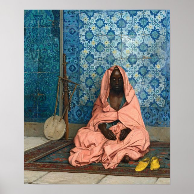 Gérôme - Die schwarze Bard 1888 Poster (Vorne)