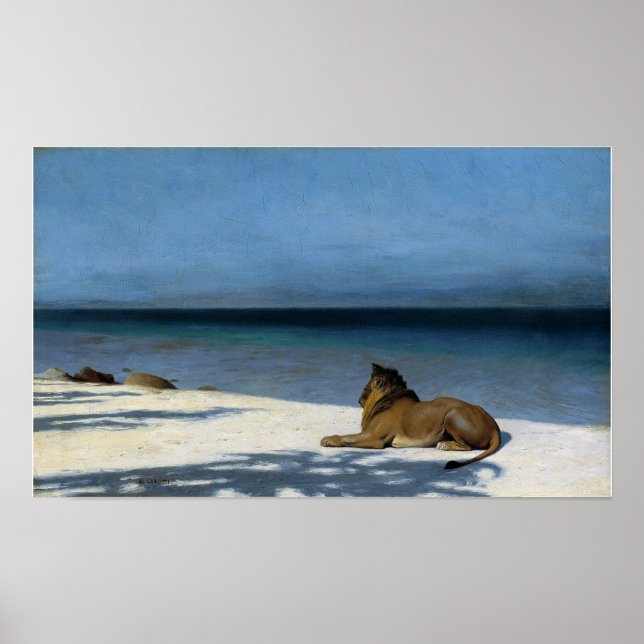 Gérôme - Einsamkeit Poster (Vorne)