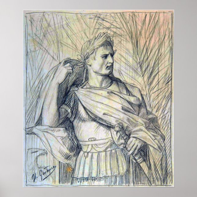 Gérôme - Julius Caesar Poster (Vorne)