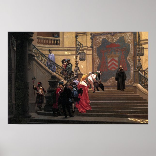 Gérôme - Power Hinter dem Thron 1873 Poster (Vorne)