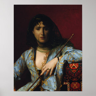 Gérôme - Veiled Circassian Beauty 1876 Poster