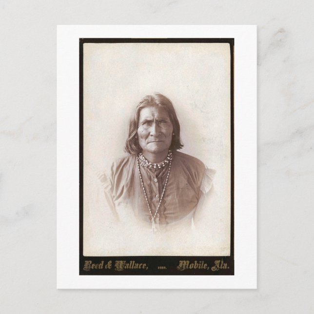Geronimo 1888 postkarte (Vorderseite)